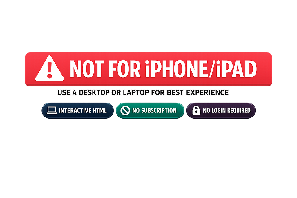 12 Offline HTML Planner Apps Bundle — Offline HTML Mini App Bundle