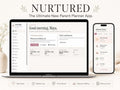 NURTURED new parent planning offline HTML mini app dashboard