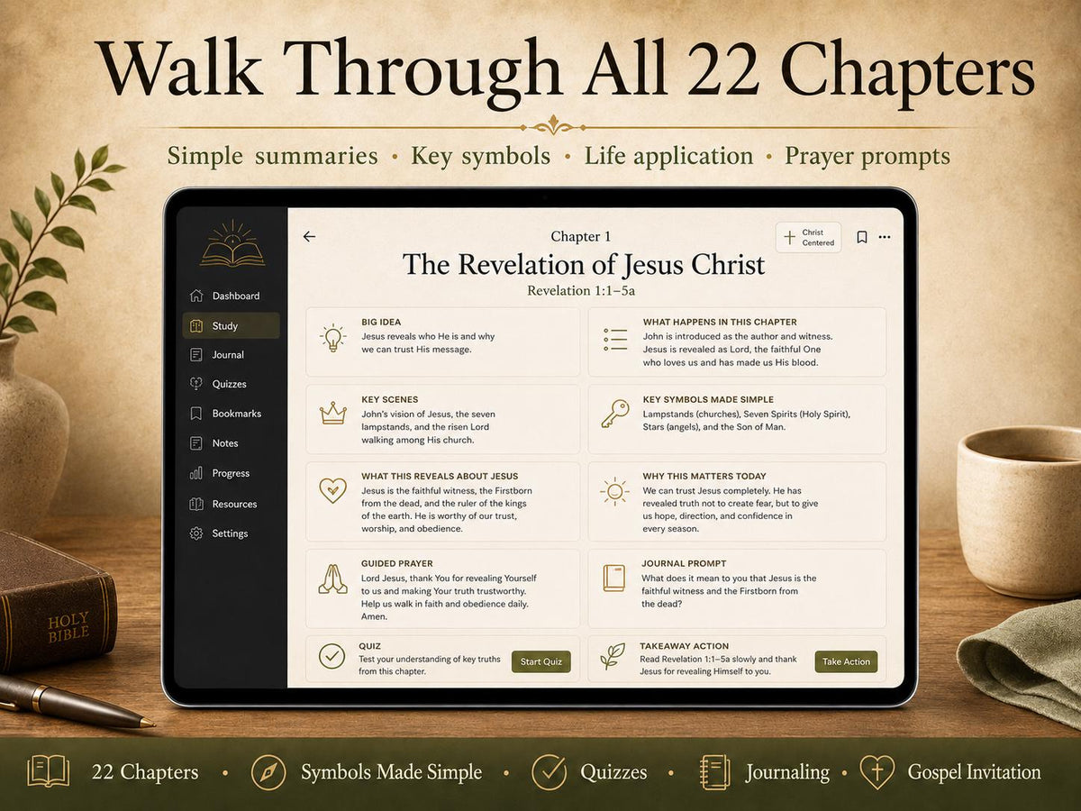 Book of Revelation Explained bible study offline HTML mini app feature screen 3
