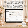 Interactive Wedding Planner wedding planning offline HTML mini app dashboard