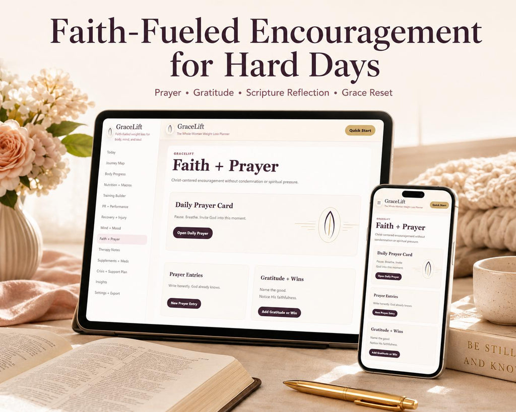 GraceLift faith-based wellness offline HTML mini app feature screen 9