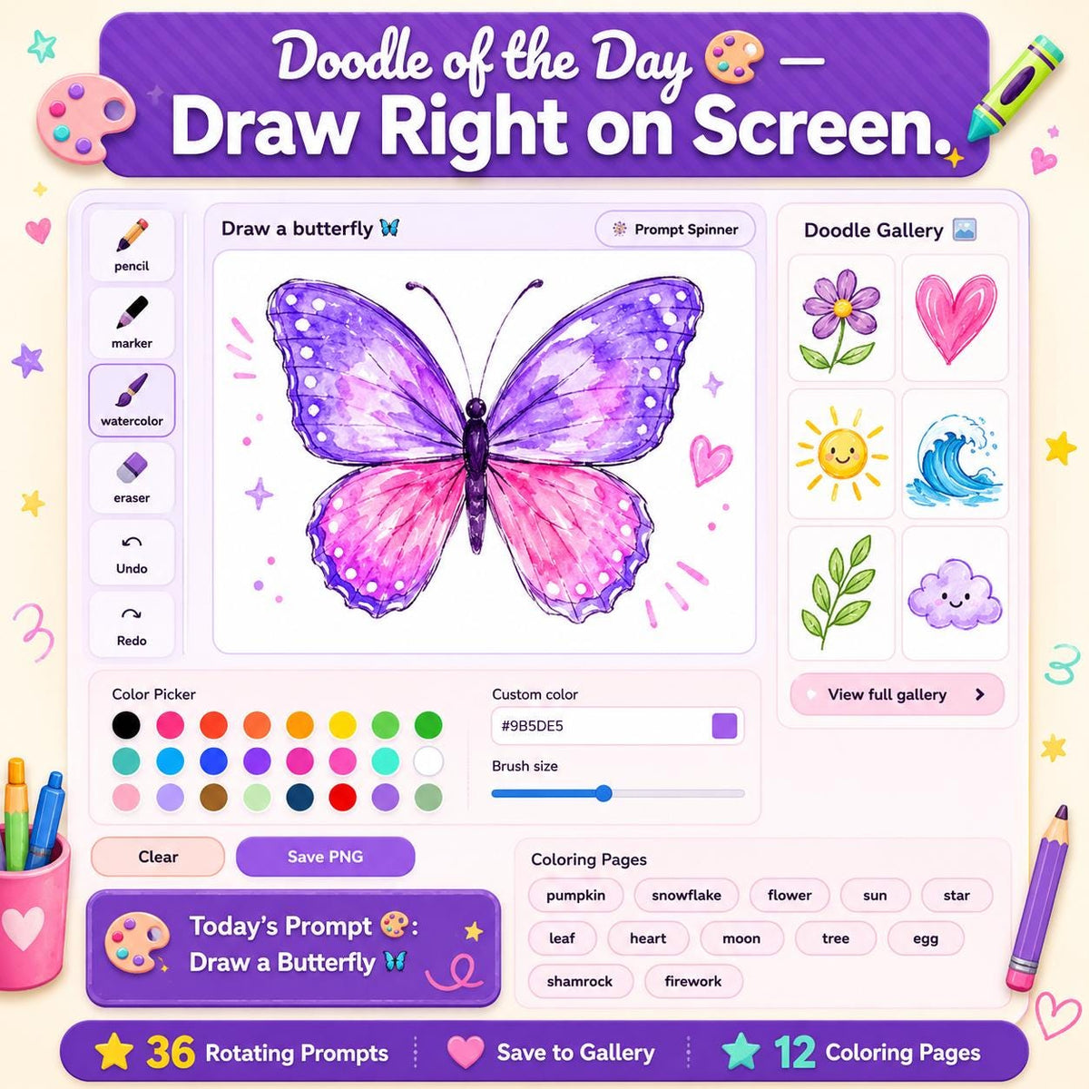 JoyJournal Studio personal growth journal offline HTML mini app feature screen 5