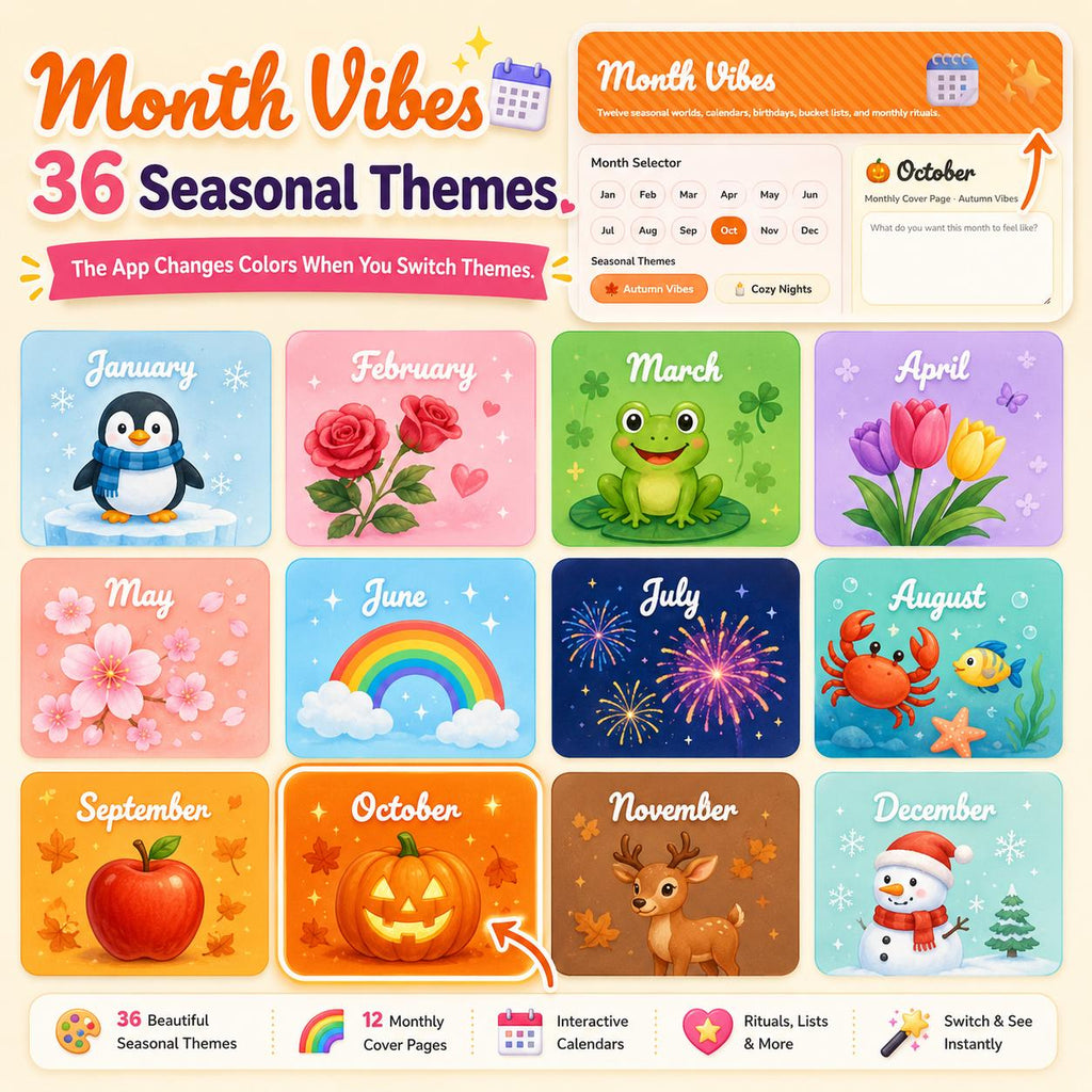 JoyJournal Studio personal growth journal offline HTML mini app feature screen 6