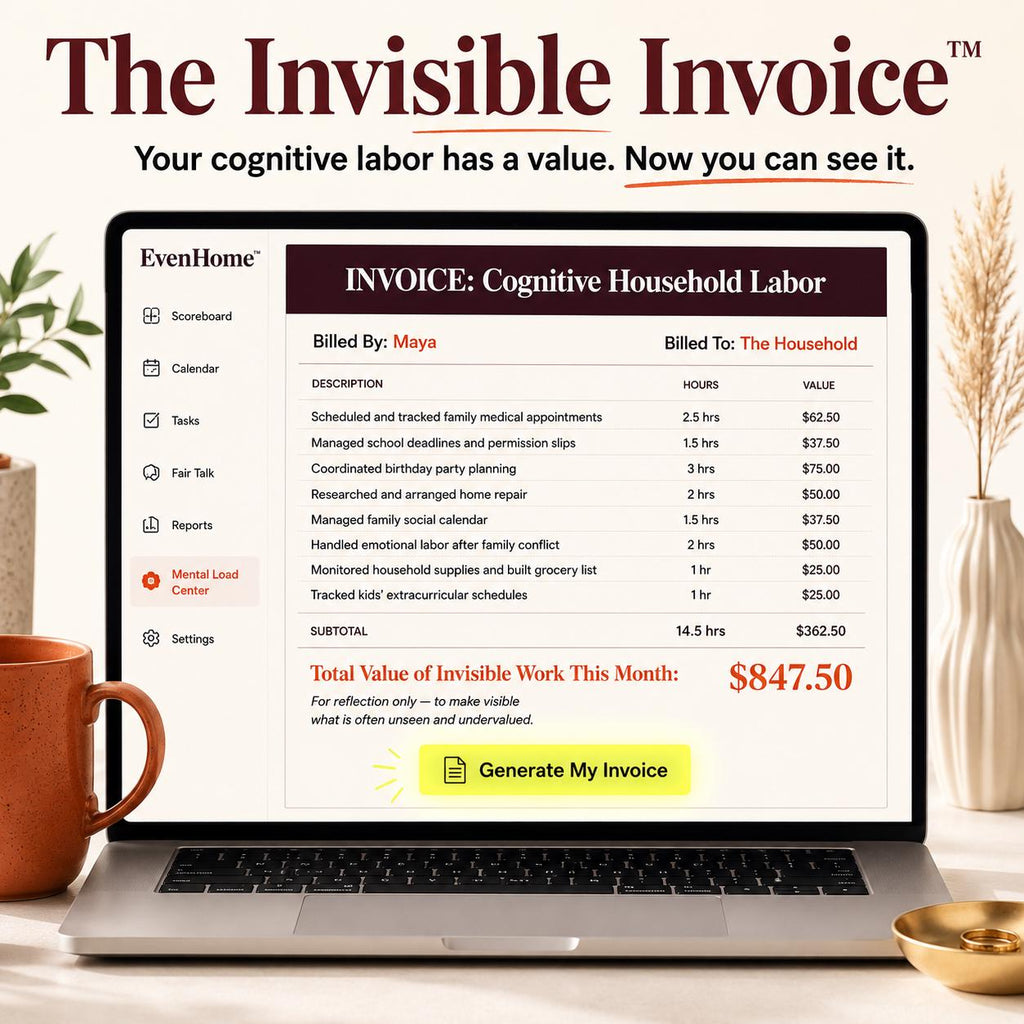 EvenHome™ household management offline HTML mini app feature screen 2