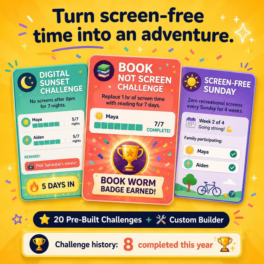 ScreenWise Kids™ screen time management offline HTML mini app feature screen 8