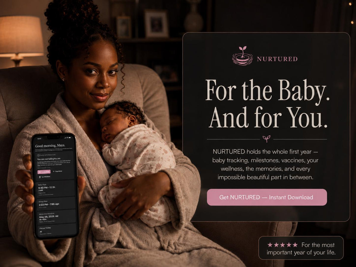 NURTURED new parent planning offline HTML mini app feature screen 10