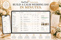DayFlow™ wedding timeline offline HTML mini app dashboard