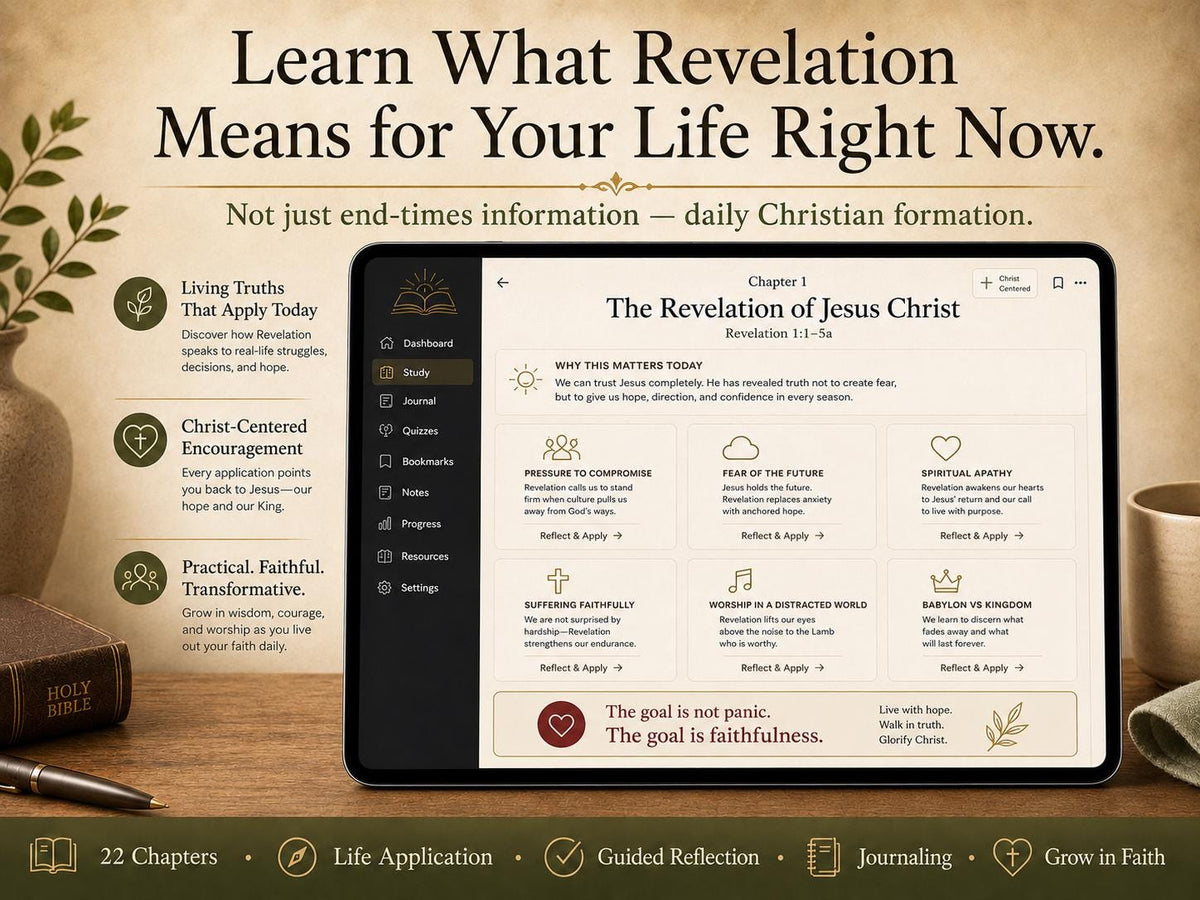 Book of Revelation Explained bible study offline HTML mini app feature screen 5