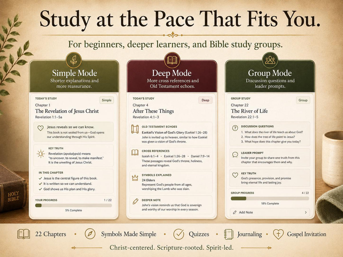 Book of Revelation Explained bible study offline HTML mini app feature screen 7