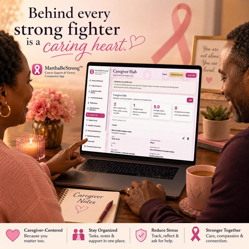 MarthaBeStrong cancer support offline HTML mini app feature screen 8