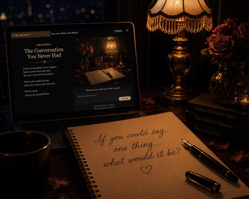 The Exit Door™ breakup recovery offline HTML mini app feature screen 9