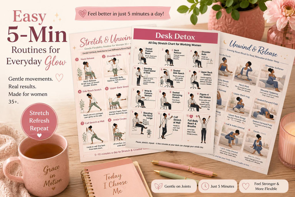 GlowMotion™ gentle fitness offline HTML mini app feature screen 6