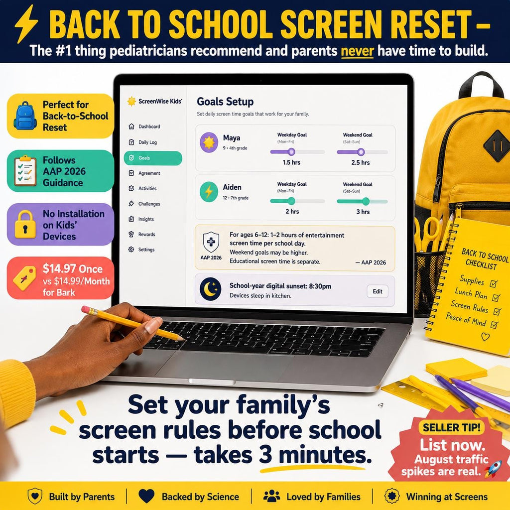 ScreenWise Kids™ screen time management offline HTML mini app feature screen 10