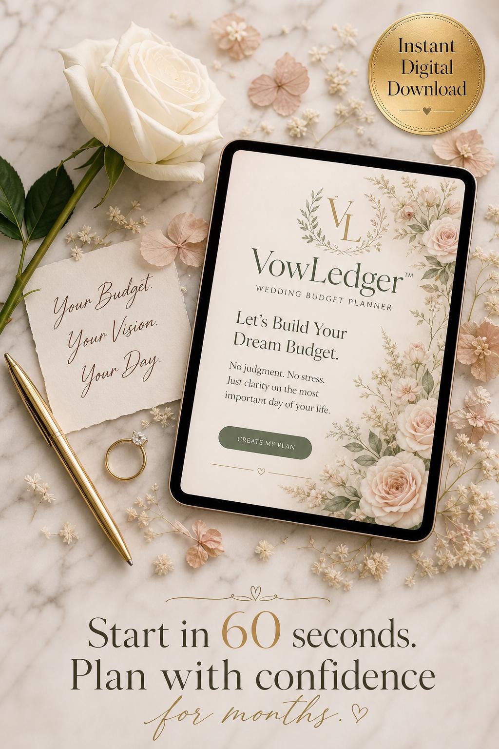 VowLedger™ wedding budgeting offline HTML mini app feature screen 8