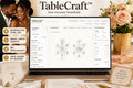 TableCraft wedding seating offline HTML mini app dashboard