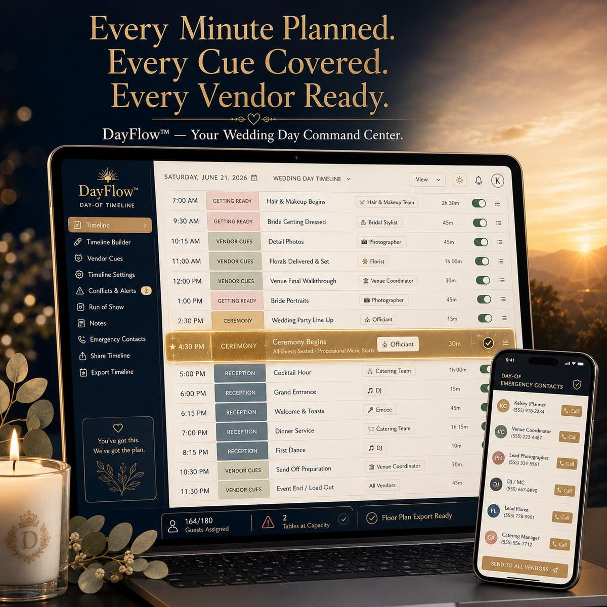 Luxury Wedding App Suite™ offline html mini app bundle offline HTML mini app feature screen 6