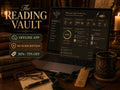 The Reading Vault reading journal offline HTML mini app dashboard