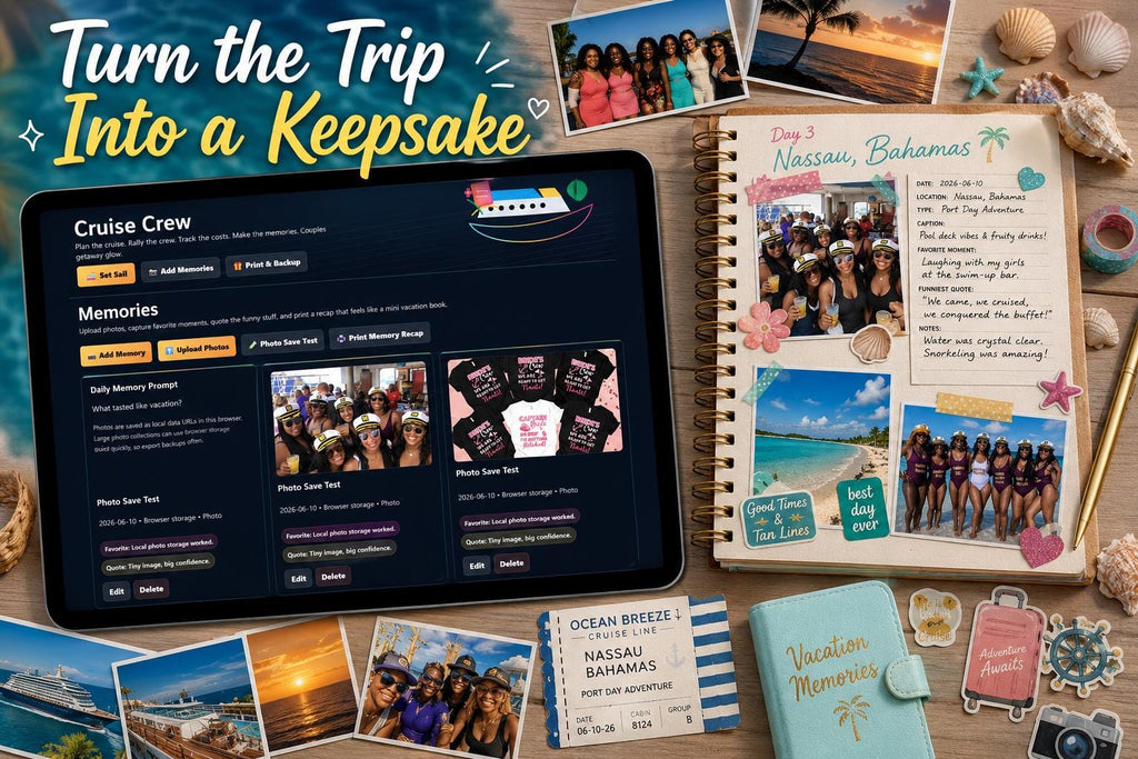 Cruisin’ Together cruise planning offline HTML mini app feature screen 10