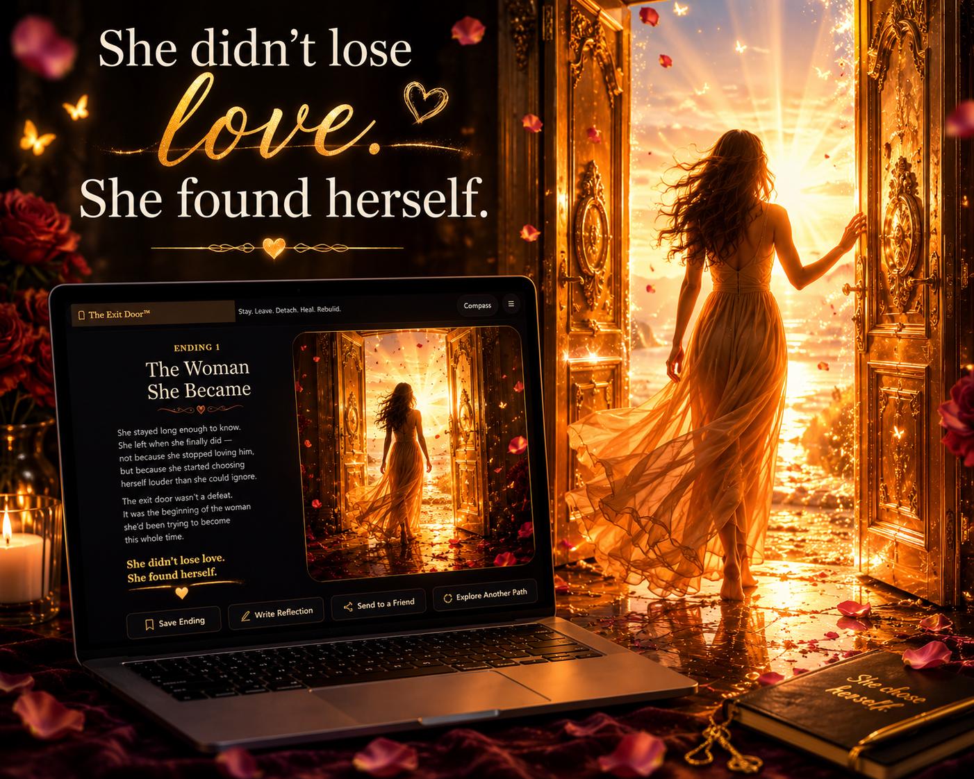 The Exit Door™ breakup recovery offline HTML mini app feature screen 7
