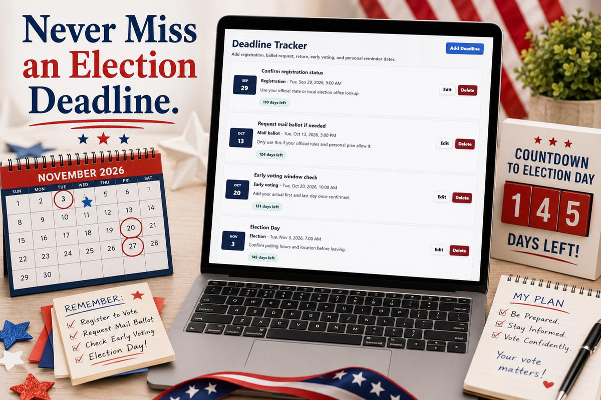 Ballot Buddy civic planning offline HTML mini app feature screen 3