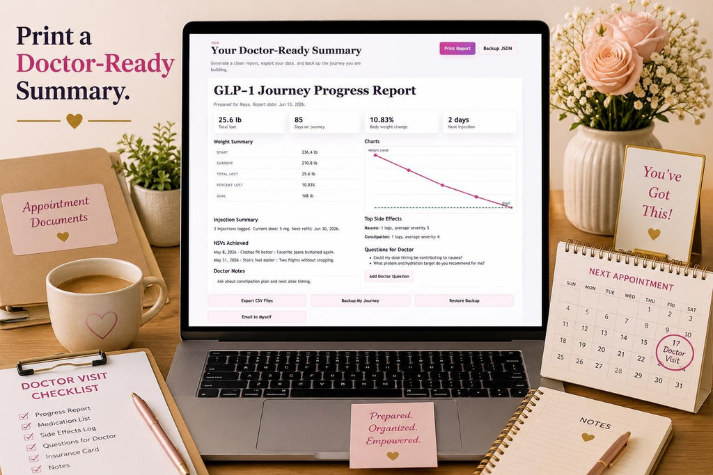 GLP-1 Weight Loss Tracker glp-1 journey tracking offline HTML mini app feature screen 10