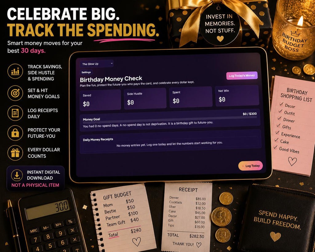 The Whole 30 Days birthday planning offline HTML mini app feature screen 6