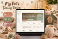 Pet Care Journal pet care offline HTML mini app dashboard