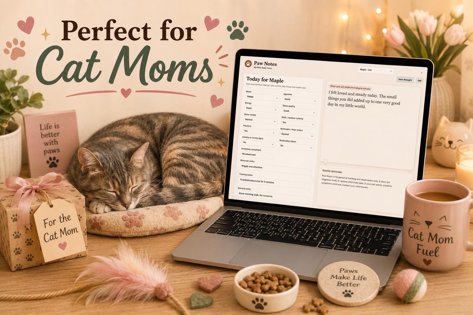Pet Care Journal pet care offline HTML mini app feature screen 4