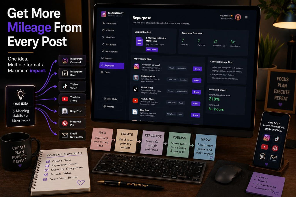 ContentFlow content planning offline HTML mini app feature screen 8