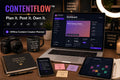ContentFlow content planning offline HTML mini app dashboard
