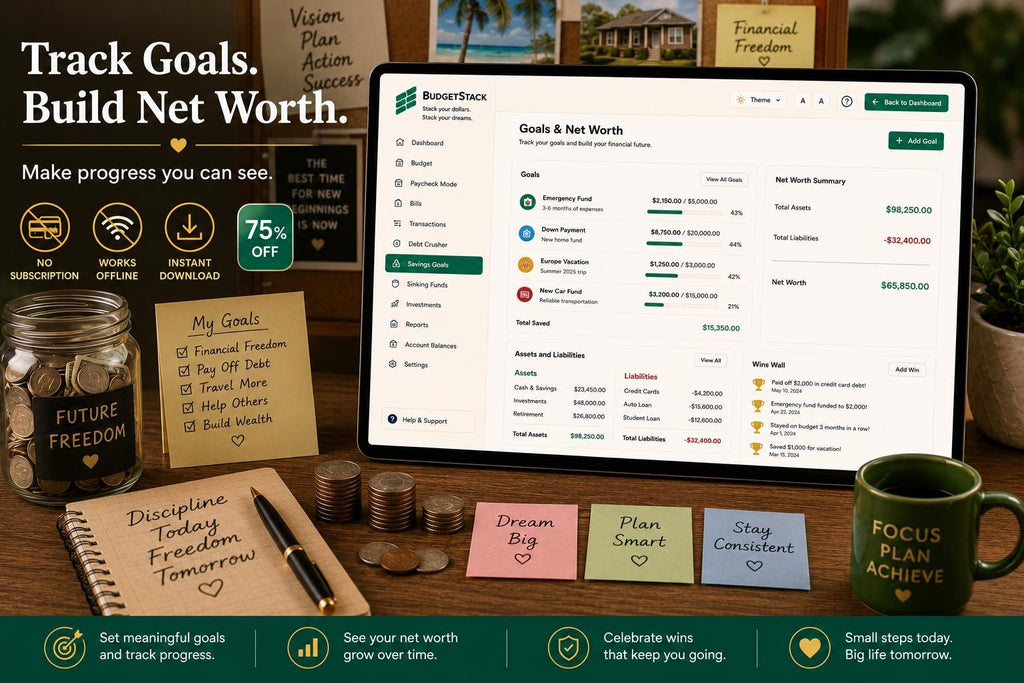 BudgetStack budget planning offline HTML mini app feature screen 9