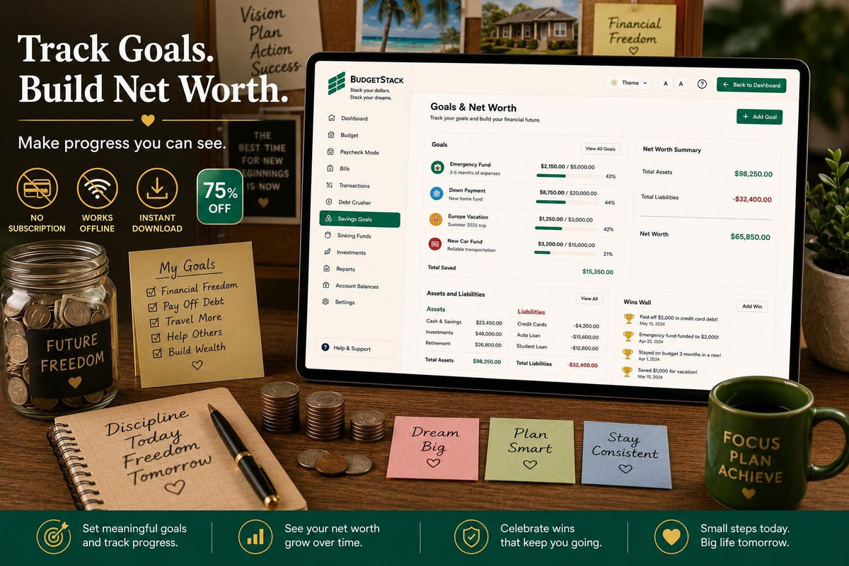 BudgetStack budget planning offline HTML mini app feature screen 9