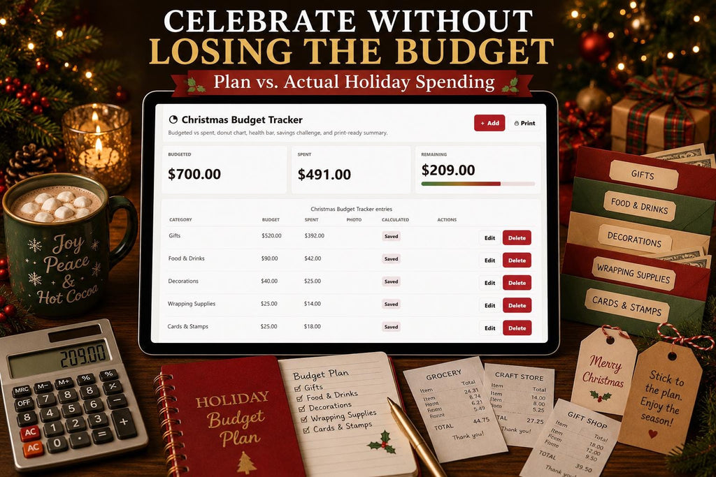 Christmas & Black Friday Planner christmas & deal planning offline HTML mini app feature screen 4