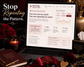 Red Flag Romance Reset breakup recovery offline HTML mini app dashboard