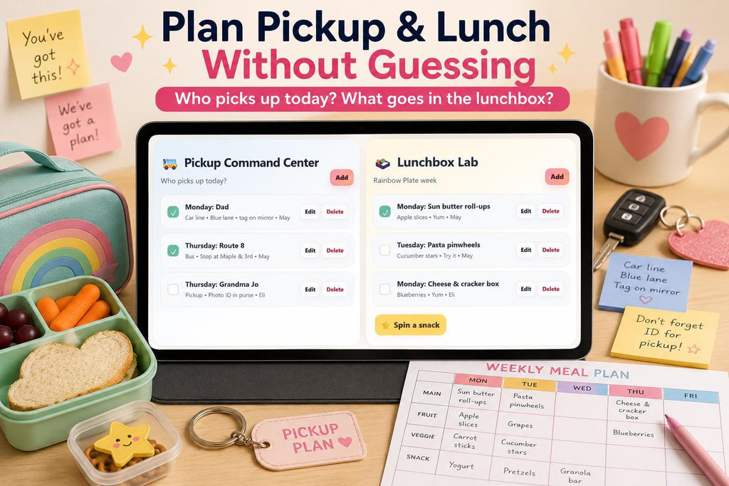 Bright Start™ back-to-school planning offline HTML mini app feature screen 8