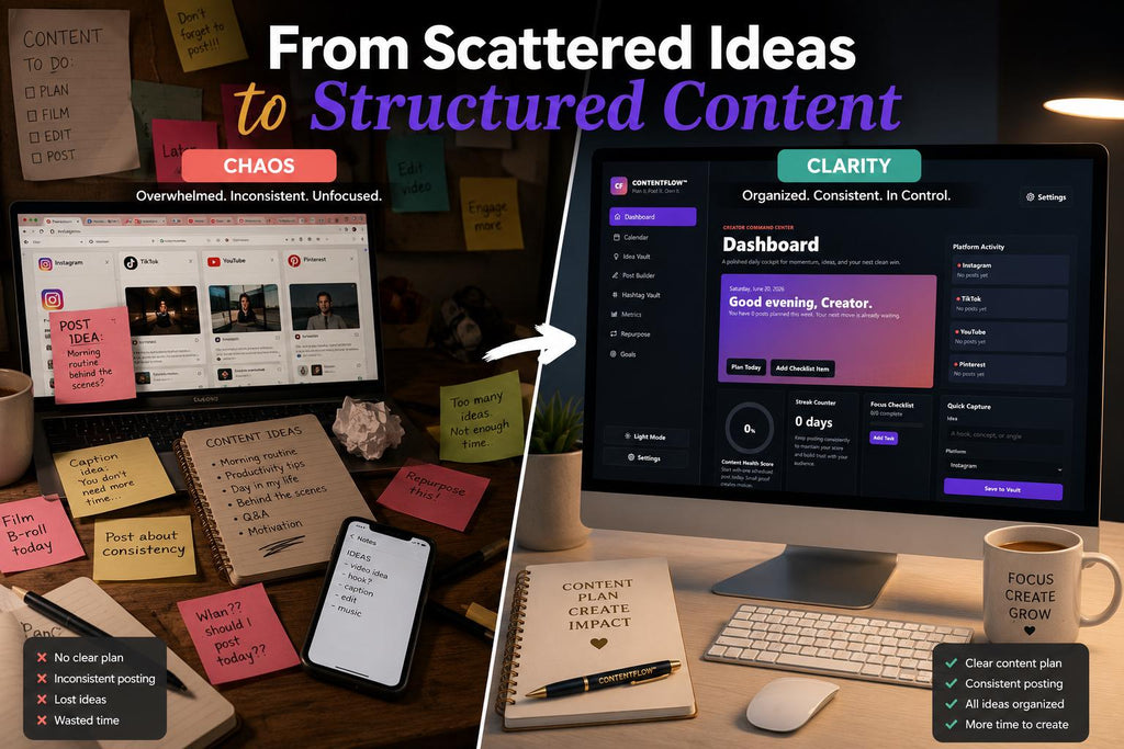 ContentFlow content planning offline HTML mini app feature screen 2