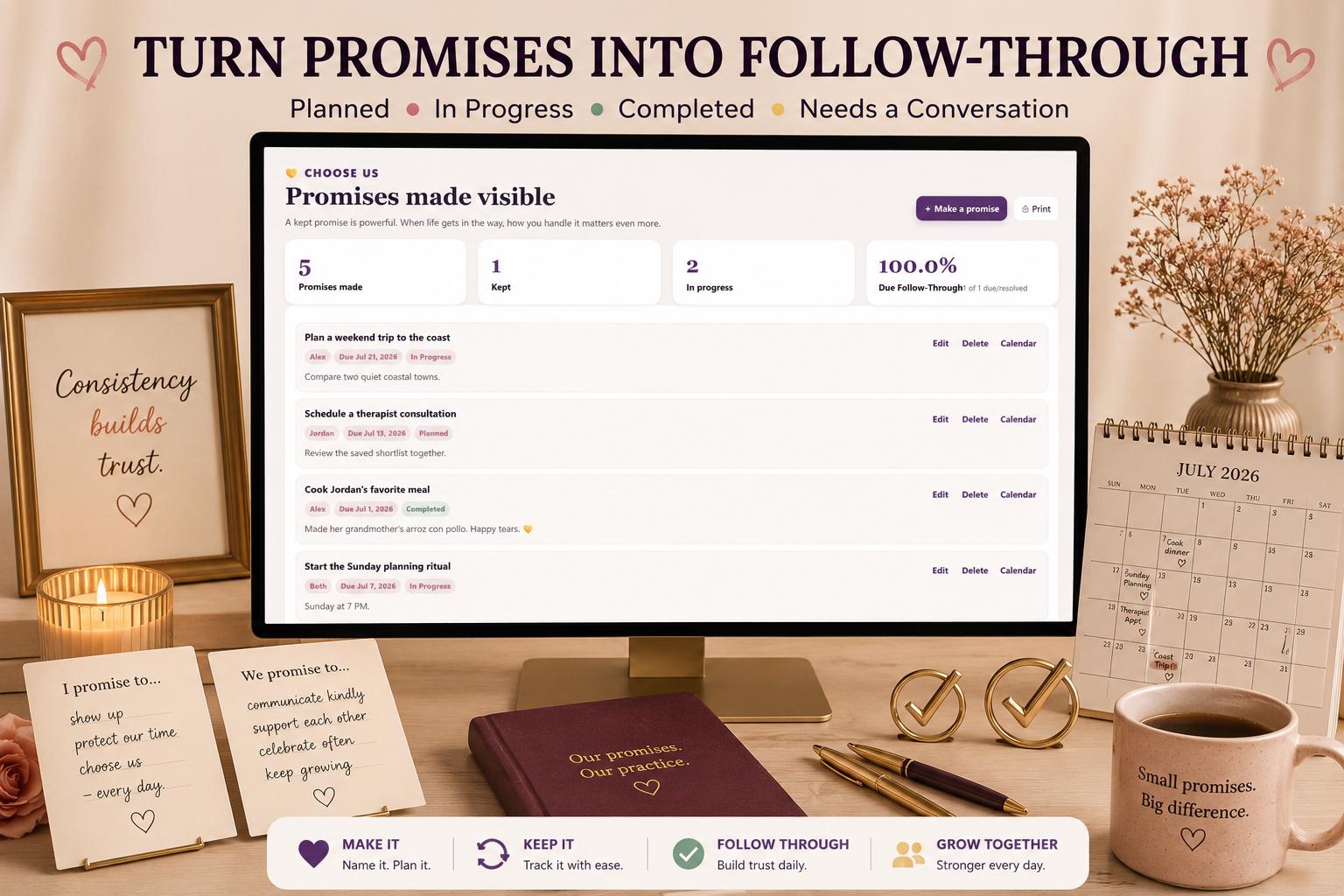 Choose Us couples relationship planning offline HTML mini app feature screen 3