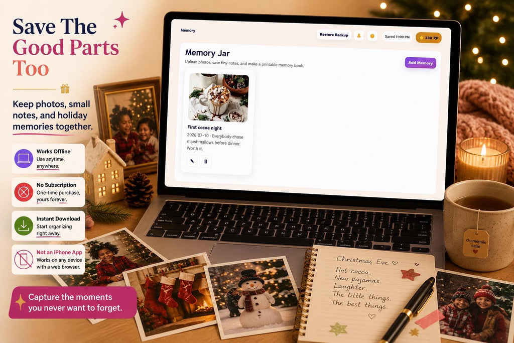 ADHD Holiday Planner adhd holiday planning offline HTML mini app feature screen 10