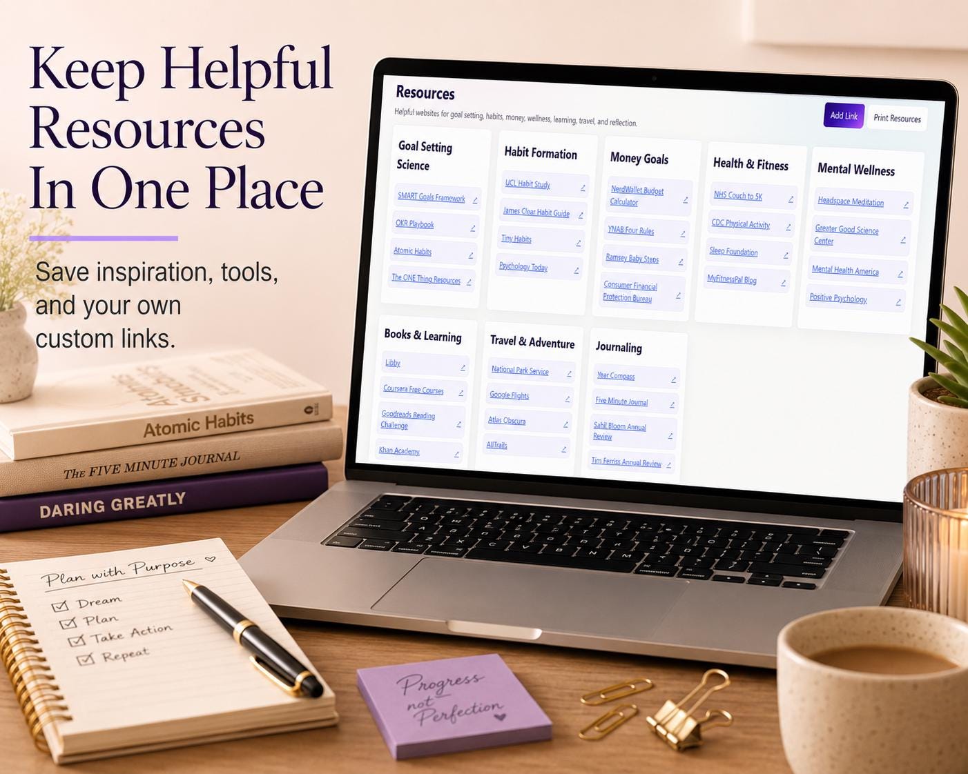 2027 New Year Resolution Tracker goal & habit planning offline HTML mini app feature screen 9