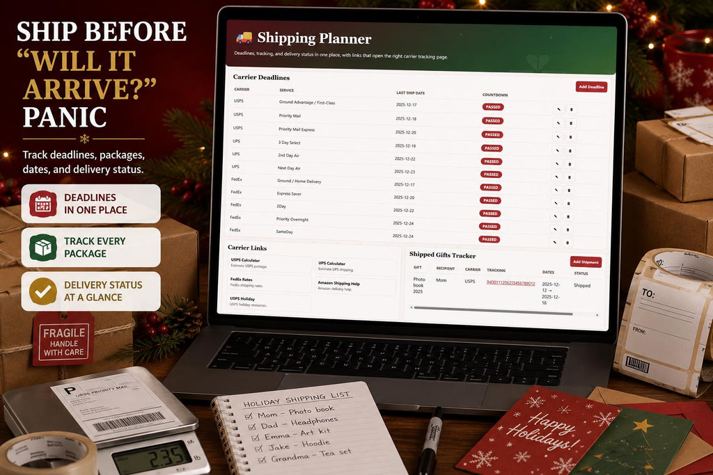 Christmas Gift Planner christmas gift planning offline HTML mini app feature screen 8