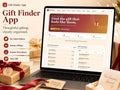 Gift Finder App gift planning offline HTML mini app dashboard