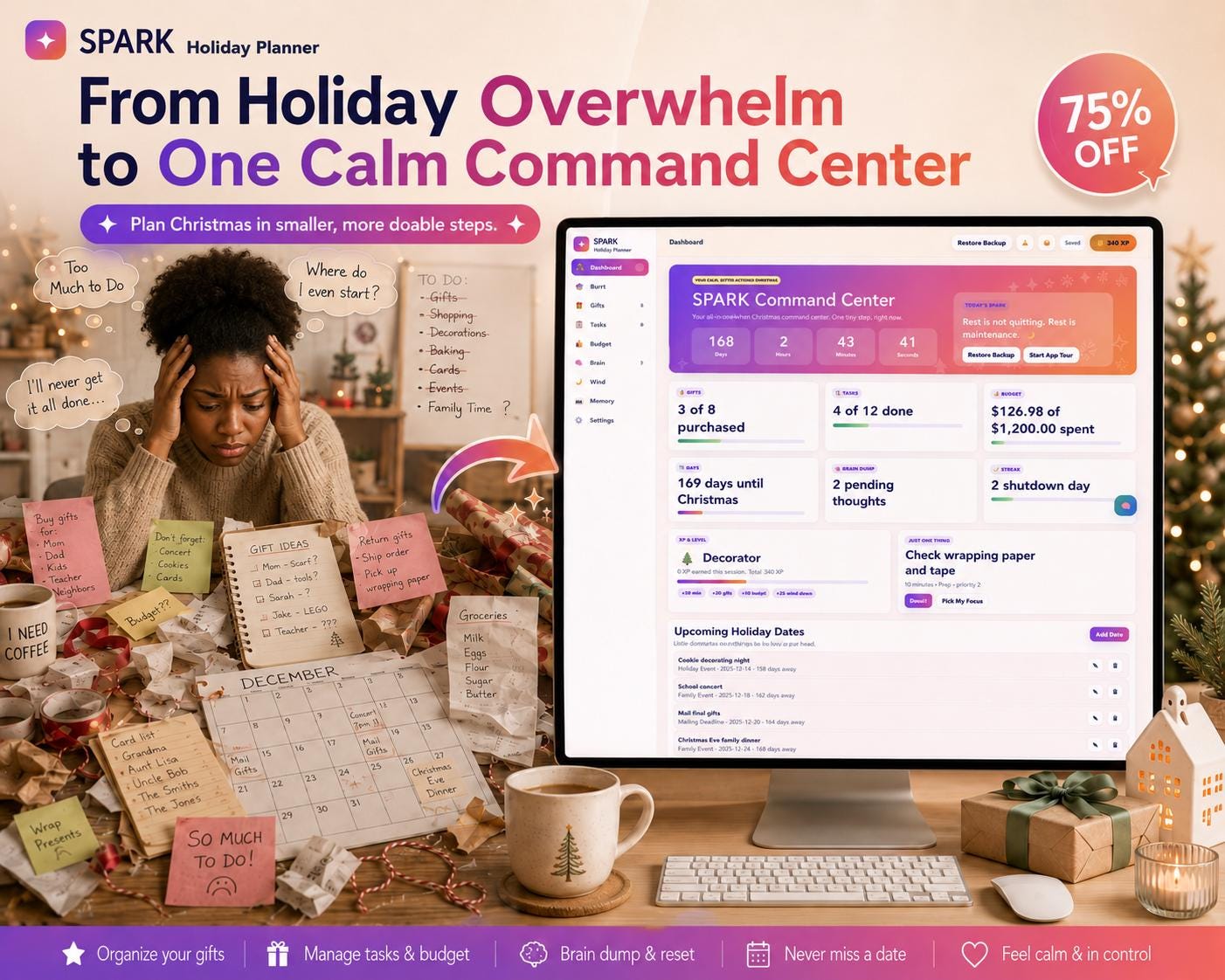 ADHD Holiday Planner adhd holiday planning offline HTML mini app feature screen 3