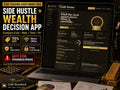 Side Hustle Planner side hustle planning offline HTML mini app dashboard