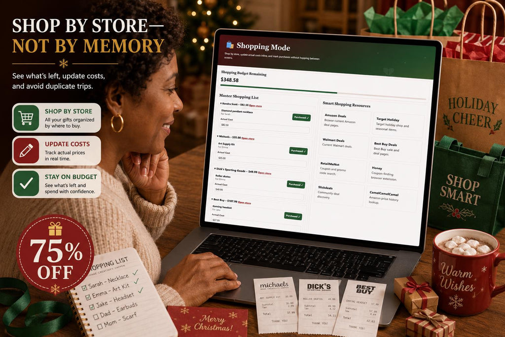 Christmas Gift Planner christmas gift planning offline HTML mini app feature screen 6