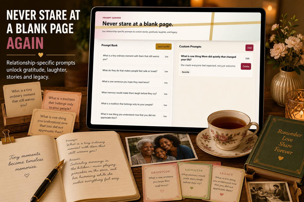 Personalized Memory Book memory & keepsakes offline HTML mini app feature screen 8